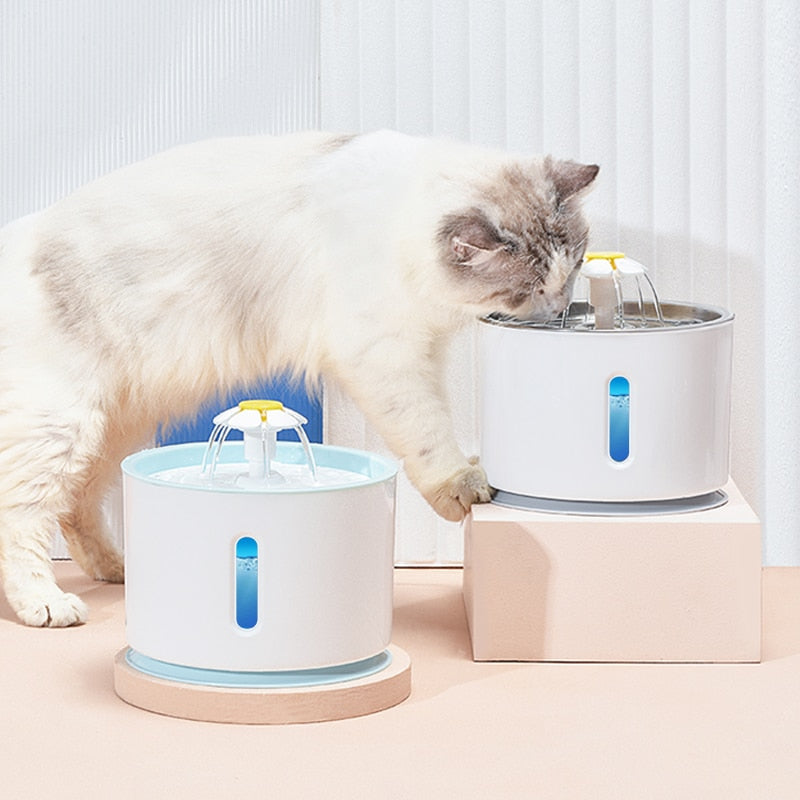 Cat Water Fountain Dog Drinking Bowl Pet USB Automatic Water Dispenser Super Quiet Drinker Auto Feeder