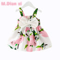 2020 New Summer Cotton Baby Girls Cartoon Long Sleeves Dress Children's Clothing Kids Princess Dresses Casual Clothes 0-2years