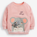 1-7Y Girls Sweatshirt Tops Children t shirt Blouses Brand Quality 100% Terry Cotton Bebe Hoodies Kids Baby Girl Clothes Tee 2020