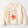 1-7Y Girls Sweatshirt Tops Children t shirt Blouses Brand Quality 100% Terry Cotton Bebe Hoodies Kids Baby Girl Clothes Tee 2020