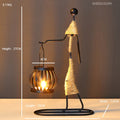 Home Decoration Accessories Creative Candle Holder Iron Kitchen Restaurant Romantic Candlestick Christmas Halloween Bar Party