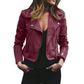 2020 New Plus size Jacket Women Classic Coat Short Bomber Solid Jacket Coat Black Red For Ladies women Jackets Coat