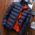 Winter Jacket Men 2020 Fashion Stand Collar Male Parka Jacket Mens Solid Thick Jackets and Coats Man Winter Parkas M-4XL