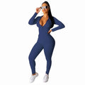 CM.YAYA autumn Women Solid zipper up long sleeve hooded top pencil pants suit two piece set casual sporting tracksuit outfit