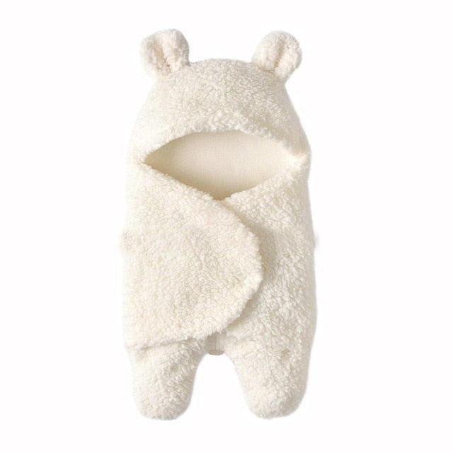 Fashion Baby blankets newborn Cute Cotton Receiving White Sleeping Blanket Boy Girl Wrap Swaddle kocyk dla dziecka