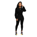 Casual Women Solid Tracksuit Long Sleeve 2 Piece Set Outfis Top And Pants Suit  Jogging Femme Matching Sets 10 Colour 2XL cloth