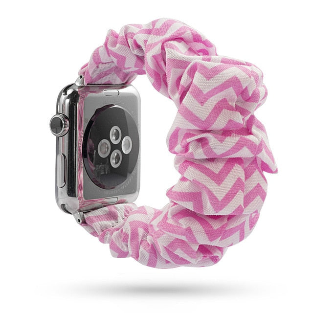 Scrunchie Elastic Watch Straps Watchband for Apple Watch Band Series 5 4 3 2 38mm 40mm 42mm 44mm for iwatch Bracelet 5 4 3 Gift