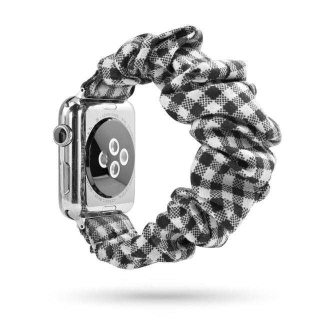 Scrunchie Elastic Watch Straps Watchband for Apple Watch Band Series 5 4 3 2 38mm 40mm 42mm 44mm for iwatch Bracelet 5 4 3 Gift