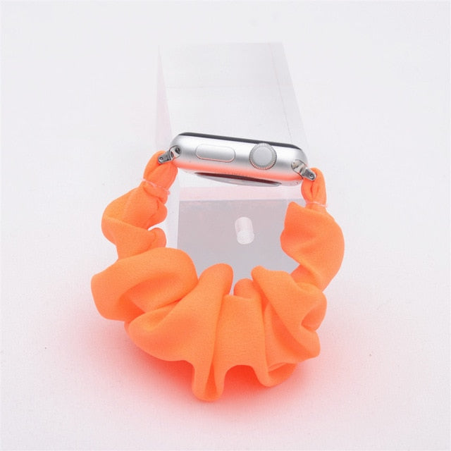 Scrunchie Elastic Watch Straps Watchband for Apple Watch Band Series 5 4 3 2 38mm 40mm 42mm 44mm for iwatch Bracelet 5 4 3 Gift