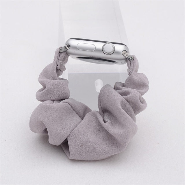 Scrunchie Elastic Watch Straps Watchband for Apple Watch Band Series 5 4 3 2 38mm 40mm 42mm 44mm for iwatch Bracelet 5 4 3 Gift