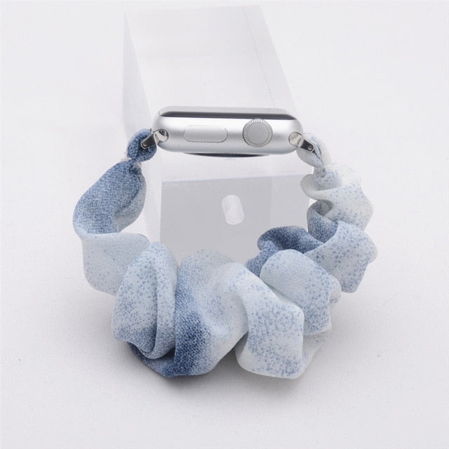 Scrunchie Elastic Watch Straps Watchband for Apple Watch Band Series 5 4 3 2 38mm 40mm 42mm 44mm for iwatch Bracelet 5 4 3 Gift