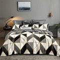 Claroom Geometric Duvet Cover Comforter Bedding Queen King Bed Linens (No Sheet) CV01#