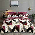 Claroom Geometric Duvet Cover Comforter Bedding Queen King Bed Linens (No Sheet) CV01#