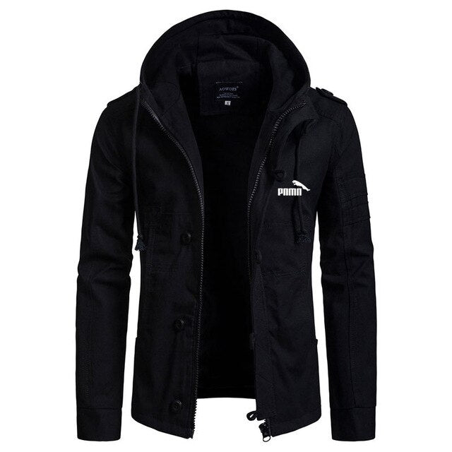 Fashion Solid Hoodies Jackets Men Autumn Winter New Hoodies Mens Coat Plus Size Mens Coats Zipper Button Hoodie Jacket for Men