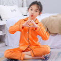 Childrens Kids Pyjamas Silk Satin Tops Pant Autumn Winter Long Sleeve Sleepwear Nightwear Girls Boys Pajama Sets Teen Pajamas