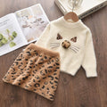 Bear Leader Newborn Girls Warm Dress Cute Autumn Winter New Baby Knitted Clothes Infant Toddler Tops Shirts for Girl Dresses