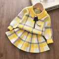 Bear Leader Newborn Girls Warm Dress Cute Autumn Winter New Baby Knitted Clothes Infant Toddler Tops Shirts for Girl Dresses