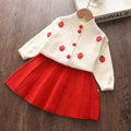 Bear Leader Newborn Girls Warm Dress Cute Autumn Winter New Baby Knitted Clothes Infant Toddler Tops Shirts for Girl Dresses