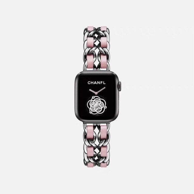 New Strap For Apple Watch 6 5 4 3 Band  Stainless Steel luxury 38mm 42mm Bracelet Band for iWatch series 5 4 3/1 40mm 44mm strap