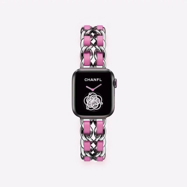 New Strap For Apple Watch 6 5 4 3 Band  Stainless Steel luxury 38mm 42mm Bracelet Band for iWatch series 5 4 3/1 40mm 44mm strap