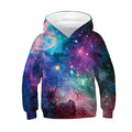 Space Galaxy 3D Print Kids Hoodie Fashion Long Sleeve Hoodies Boys Girls Sport Wear Hoody Sweatshirt for Children Pullover Tops