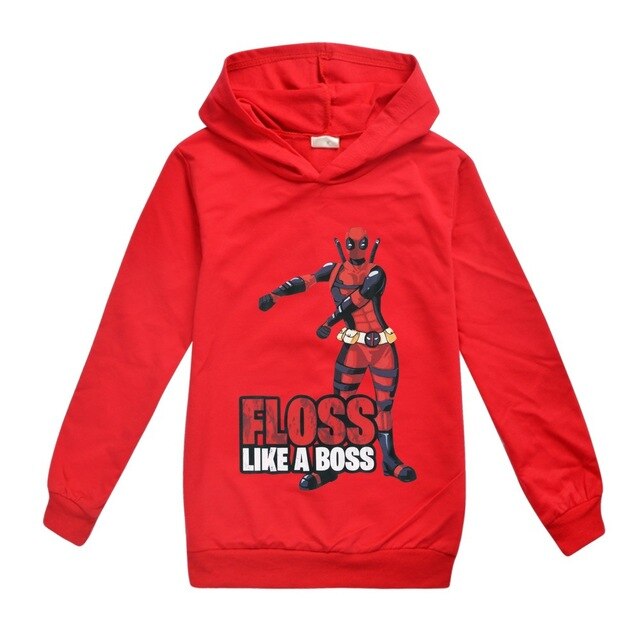 FLOSS LIKE A BOSS Boys 2019 Summer Tops Superhero Venom Deadpool Hoodie Machine warrior Baby Kids T-Shirts Clothes 100%Cotton