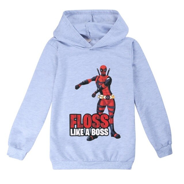 FLOSS LIKE A BOSS Boys 2019 Summer Tops Superhero Venom Deadpool Hoodie Machine warrior Baby Kids T-Shirts Clothes 100%Cotton