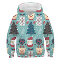 Boys Christmas pattern printing autumn and winter brand kids joy 3D personality pullover children's clothing 3-14 years old