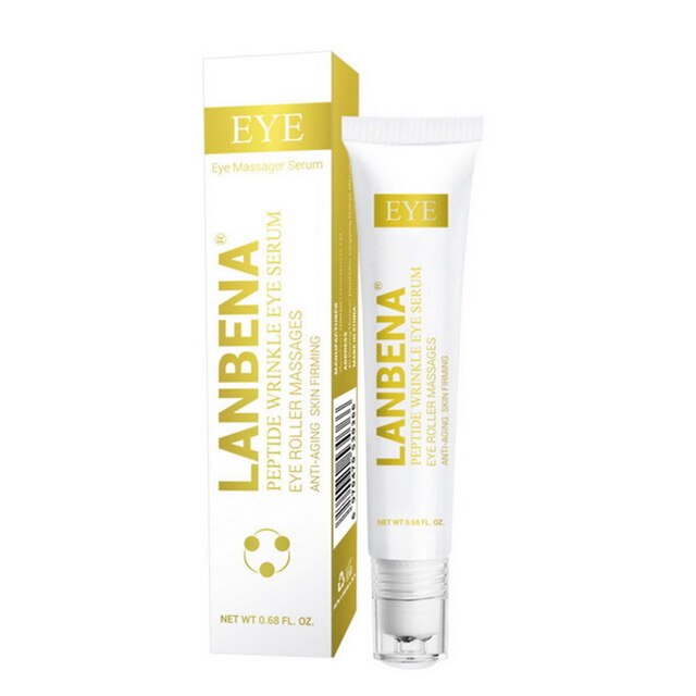 LANBENA Peptide Wrinkle Eye Serum Anti-Puffiness Fine Lines Dark Circle Anti-Aging Moisturizing Eye Patches Eye Care Beauty