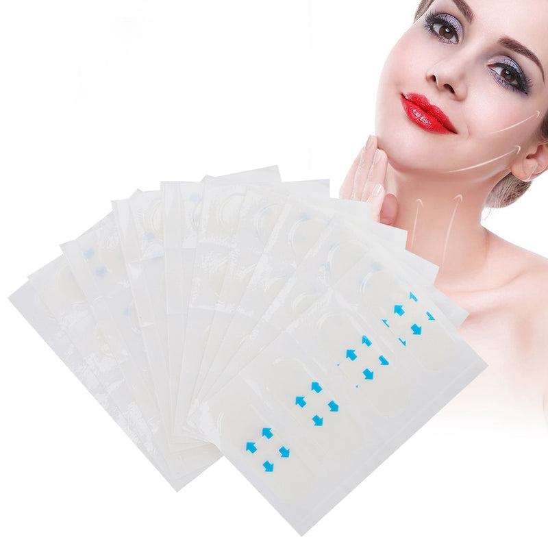 40Pcs/Set Invisible Thin Face Stickers Facial Line Wrinkle Sagging V Face Shape Lift Tape Face Sticker Makeup Care Tools