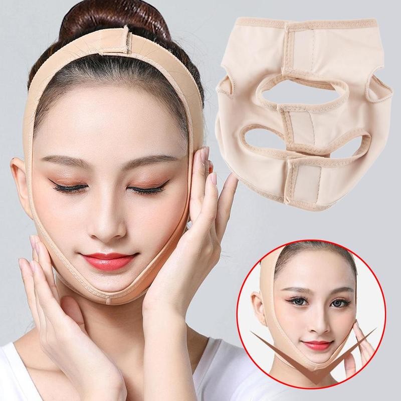 V-face Bandage Facial Lifting Firming High Stretch Women Mask Slimming Shaper Reduce Double Chin Band Belt Artifact S-XL Size