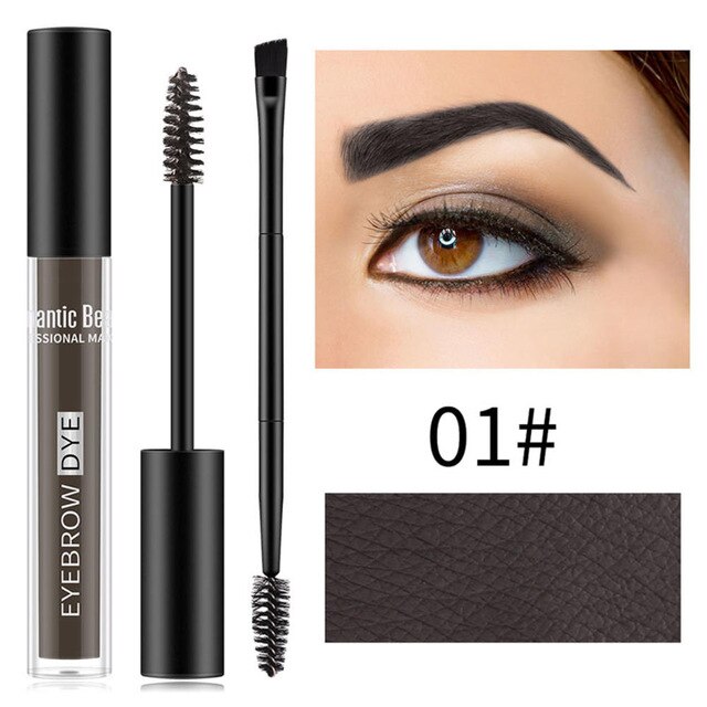 Eyebrow Brush Waterproof Eyebrow Cream Dye Gel Shadow For Eye Brow Long Lasting Tint Shade Eye Makeup Paint Cosmetic With Brush