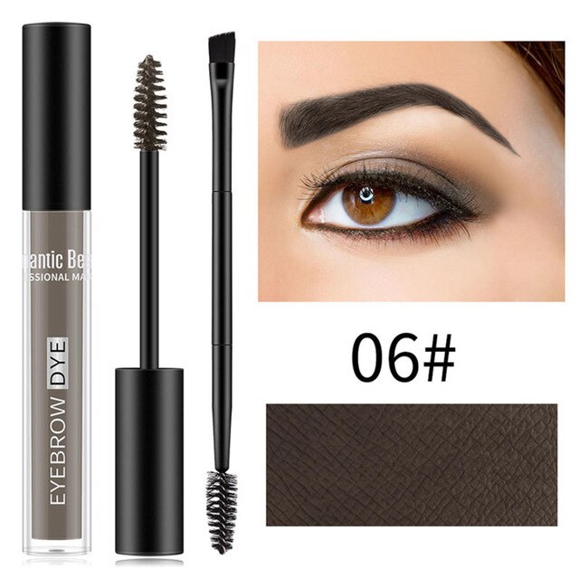 Eyebrow Brush Waterproof Eyebrow Cream Dye Gel Shadow For Eye Brow Long Lasting Tint Shade Eye Makeup Paint Cosmetic With Brush