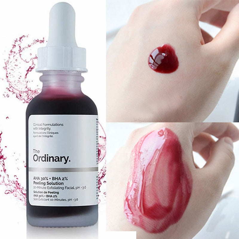 The Ordinary AHA 30%+BHA 2% Essence Pore Treatment Face Serum Oil Control Moisturizing Repairing Skin Care Make up Base