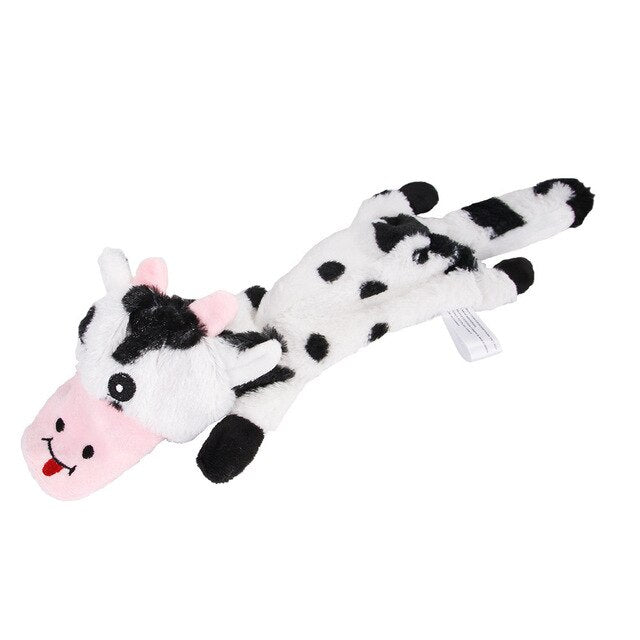 Pet supplies large breed dogs bite vent plush toy cows