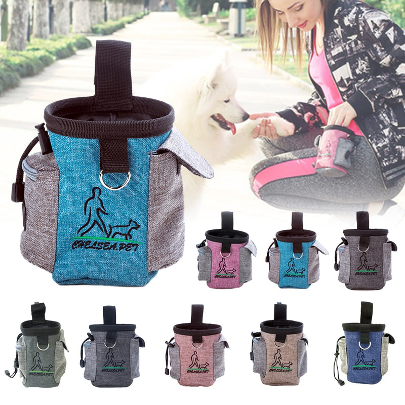 Snack Bait Dog Outdoor Portable Training Snack Bag Pet Supplies Strong Wear Resistance Large Capacity Puppy Snack  Waist Bag