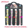 Cat Collar with Bell Luminous Cats Collars Kitty Necklace Safety Kitten Glow Kitten Neck Ring Reflective Cat Accessories